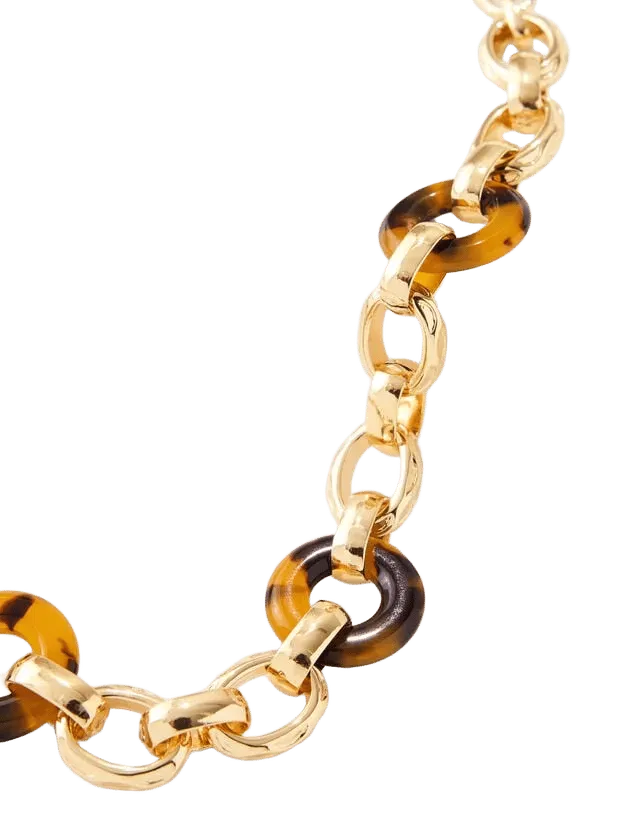 Tort Chain Link Necklace