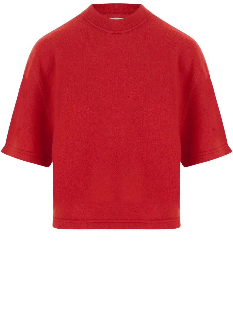 Sasuphi Cashmere Sweater — Red