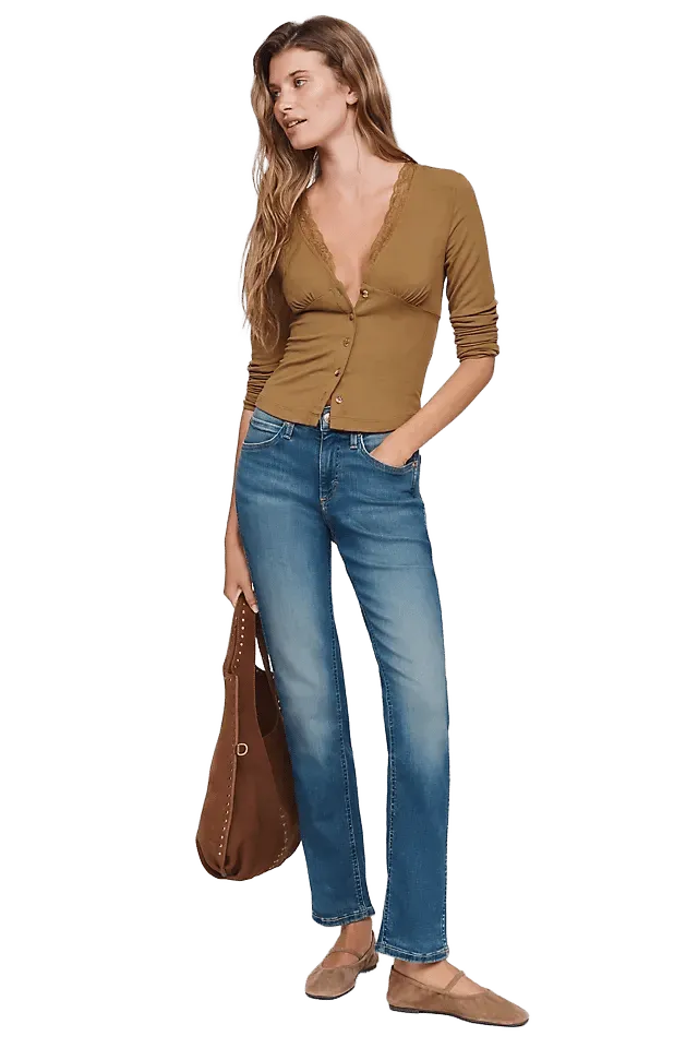 Lee Ever Fit Rider Mid-Rise Slim Straight Jeans