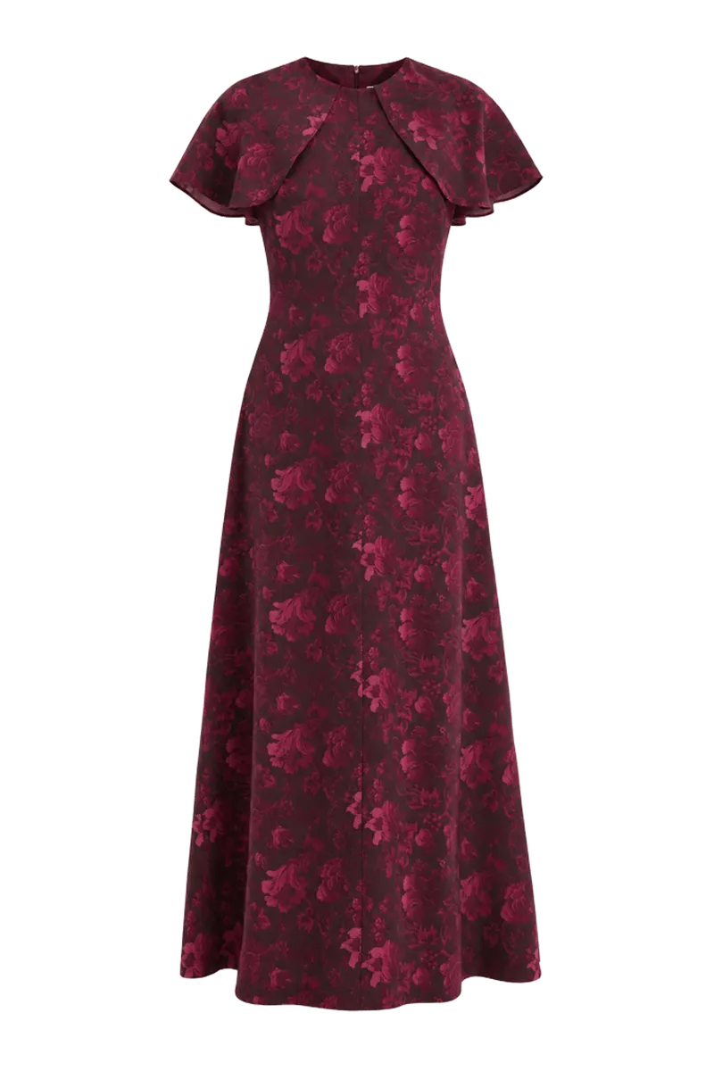 Burgundy Annabel Botanica Davina Dress