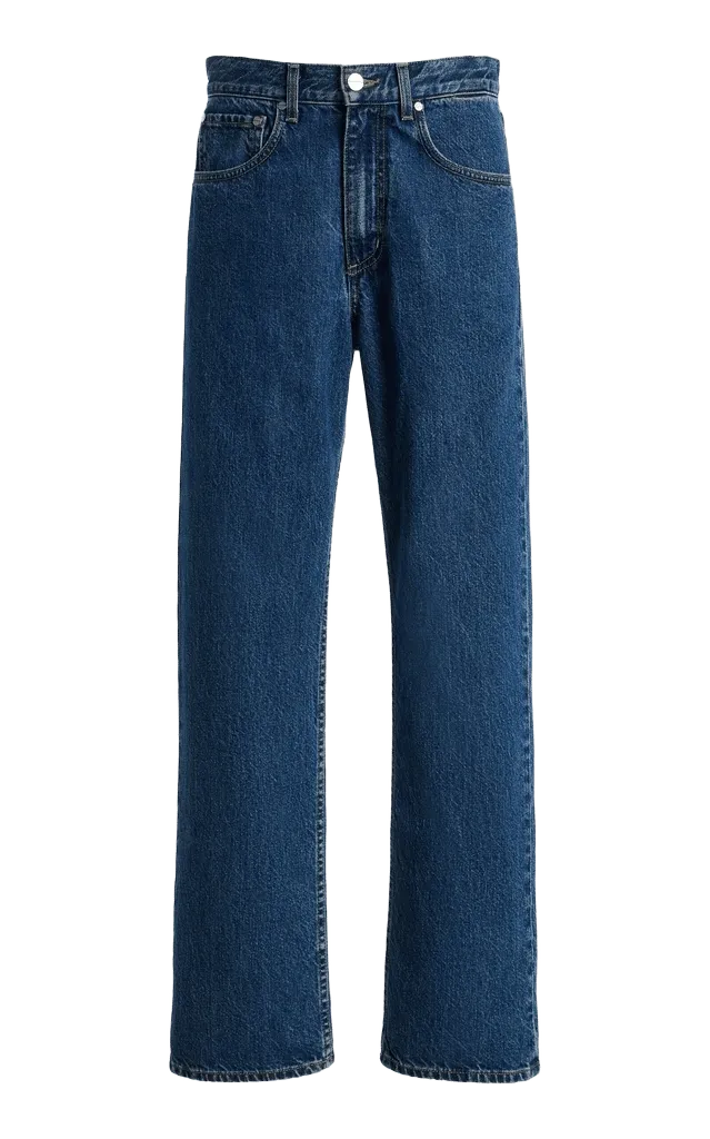 Kent St Mid-Rise Straight-Leg Jeans