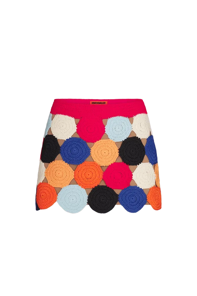 Beep Beep Mini Skirt In Confetti