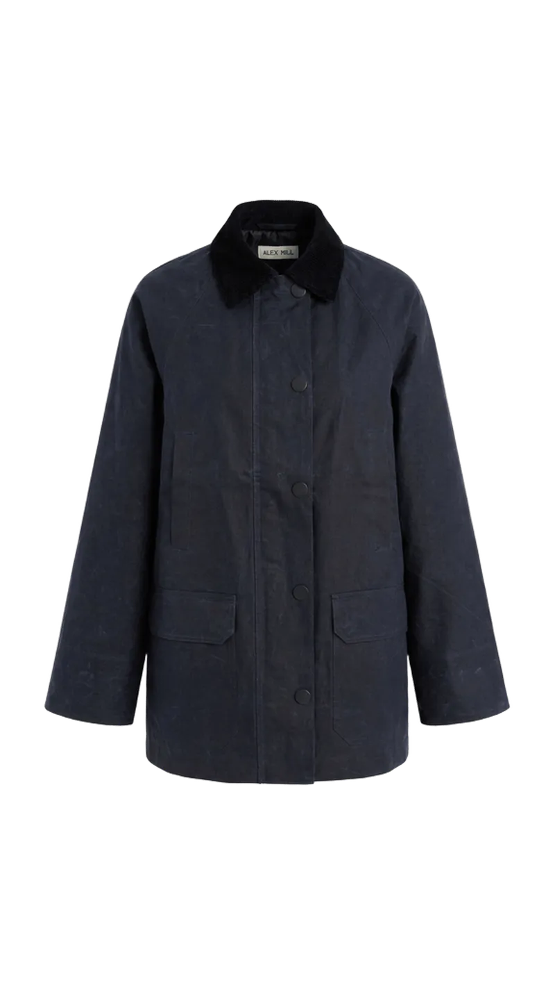 Chiltern Street Jacket In Waxed Cotton