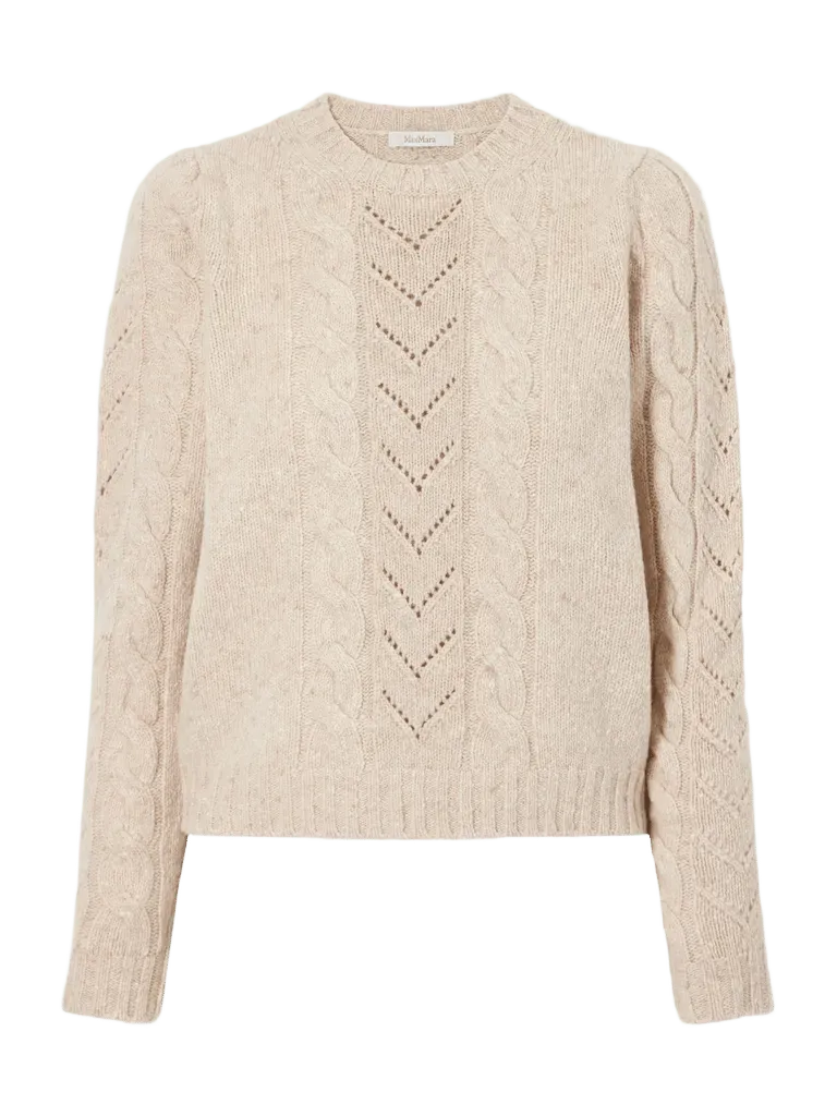 Samba cable-knit wool and cashmere-blend sweater