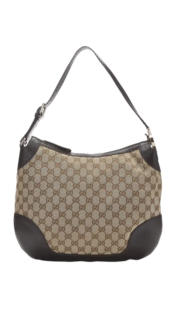 Gucci Canvas Charlotte Hobo Bag