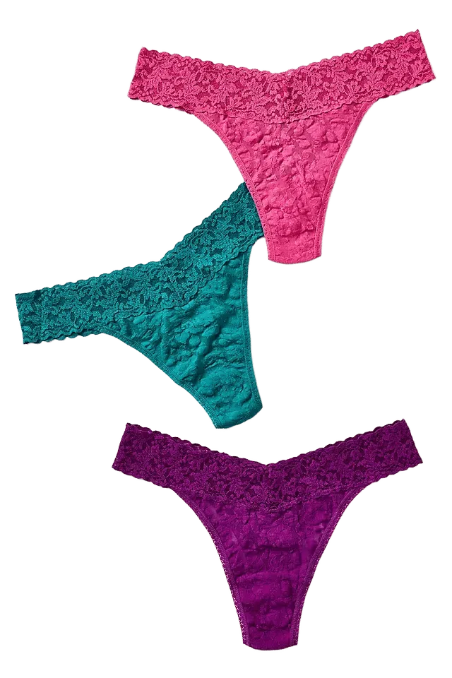 Hanky Panky Original Rise Thong, Set of 3