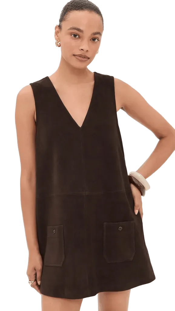Suede Safari Tent Dress