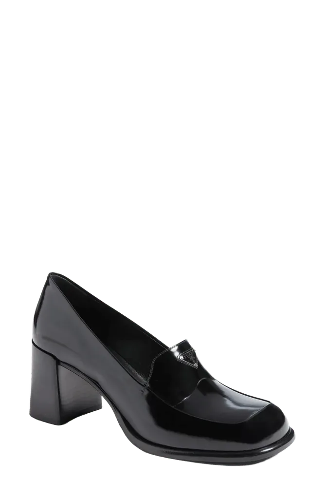 Platform Loafer Pump