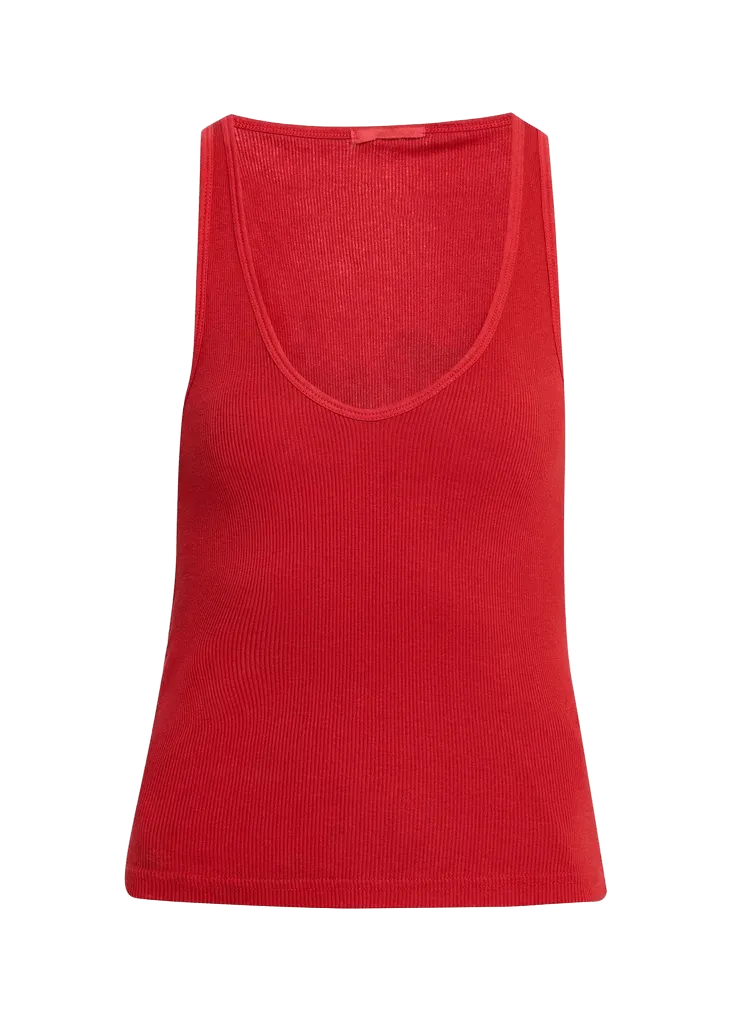 All Three Claire Ribbed Tank Top