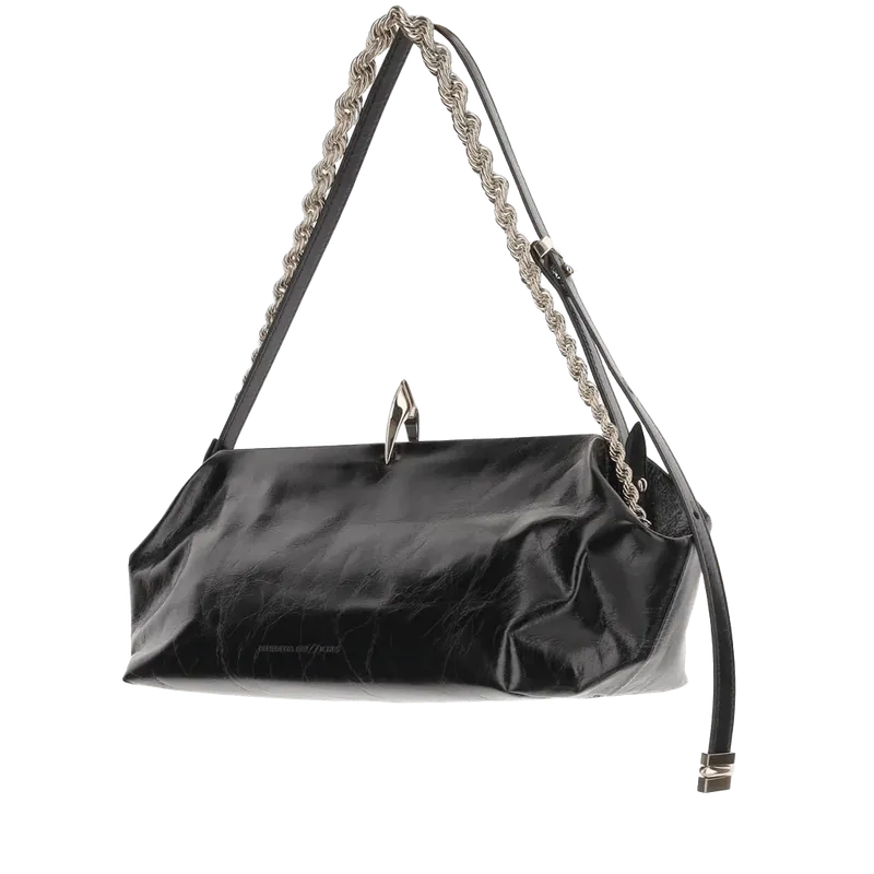 Benedetta Bruzziches Sophia Shoulder Bag — Black