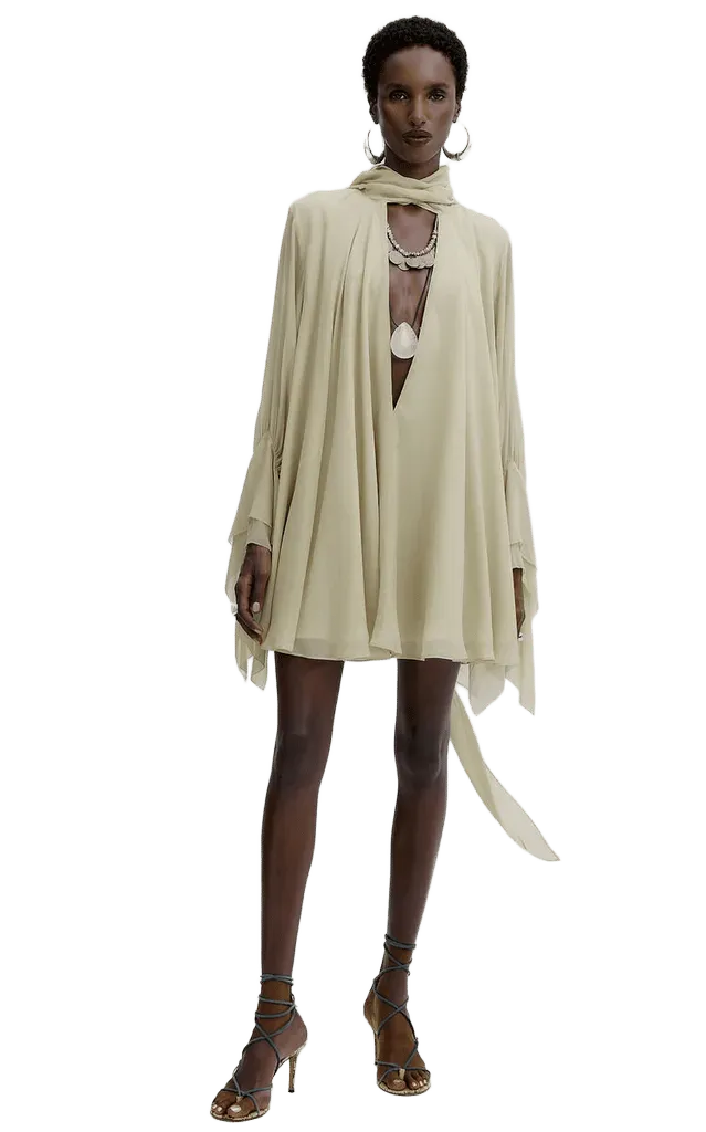Ambrose High-Neck Mini Dress