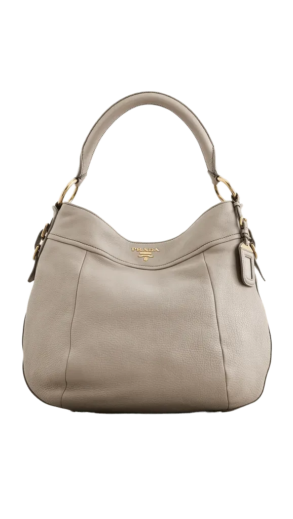 Prada Vitello Daino Hobo Bag