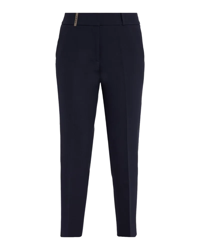 Peserico Cropped Slim-Fit Pants