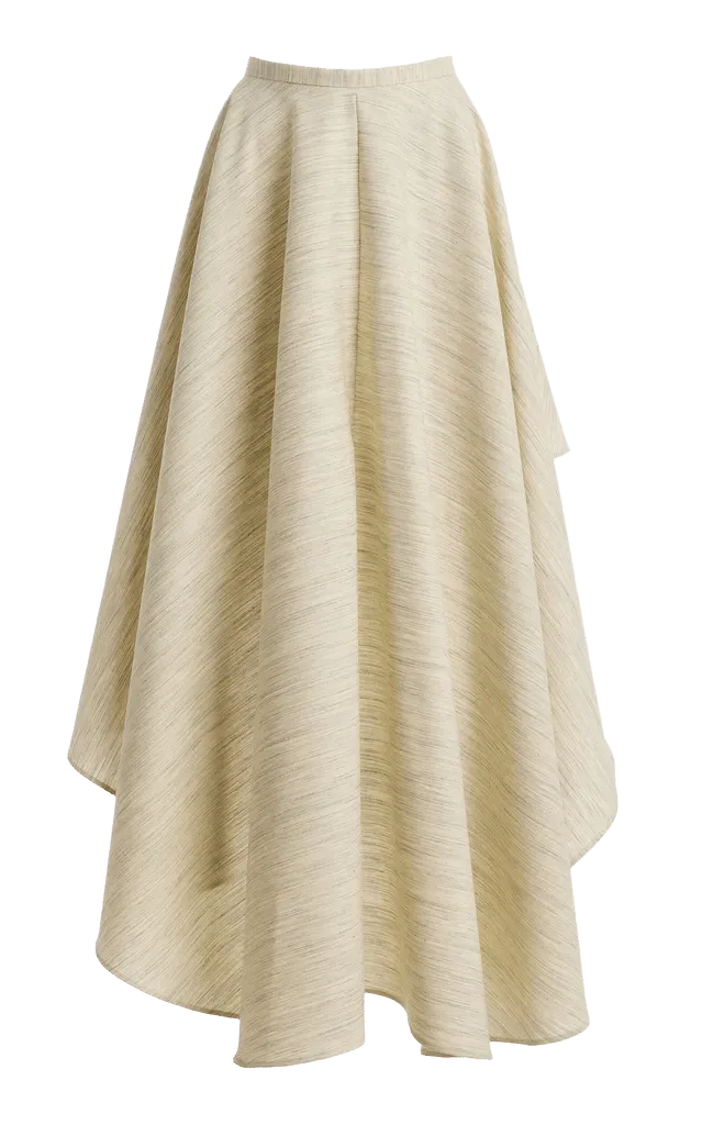 Glissant Twill Maxi Skirt
