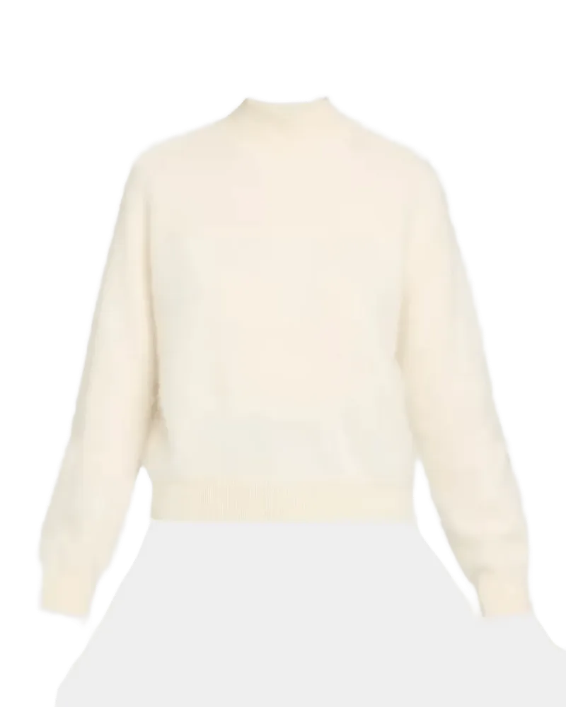 Wool-Cashmere Mockneck Sweater