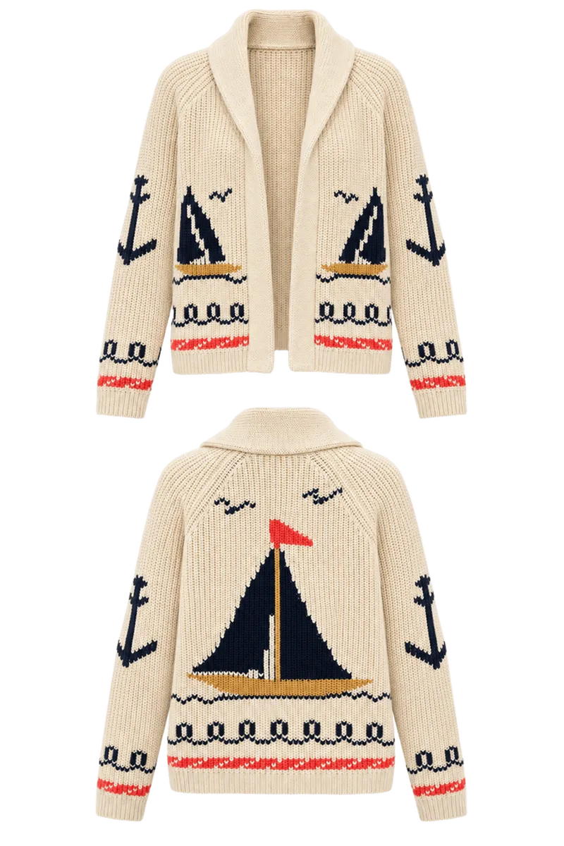 The Sailboat Lodge Cardigan