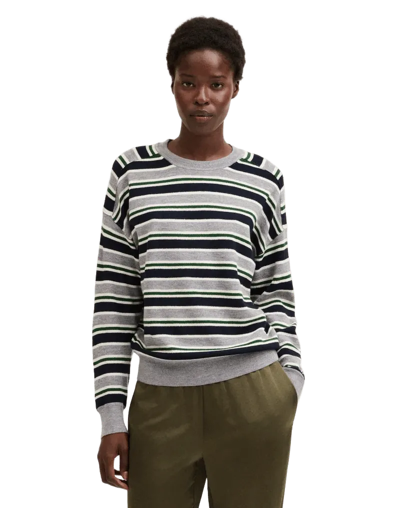 The Shae Crewneck Sweater in 100% Merino Wool