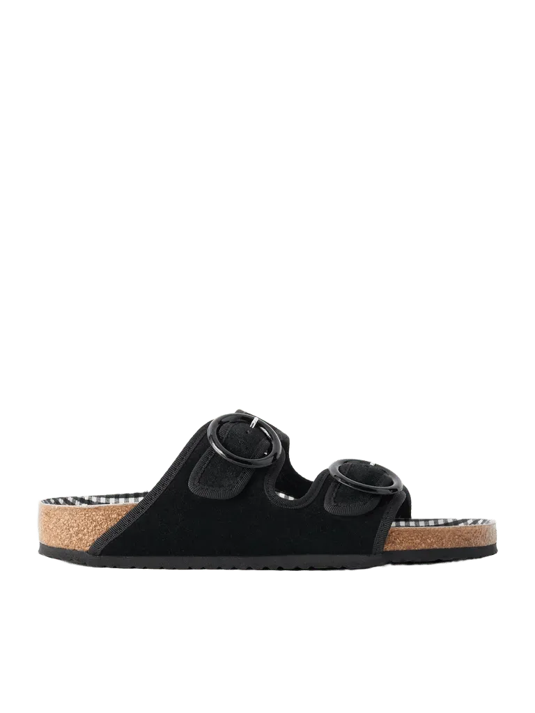 BIRKENSTOCK 1774 + Repetto buckle-detailed suede sandals