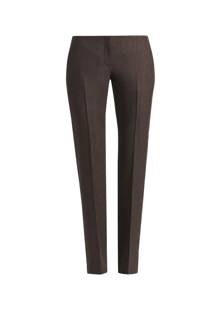 Sweetheart Ticking Striped Straight-Leg Pants