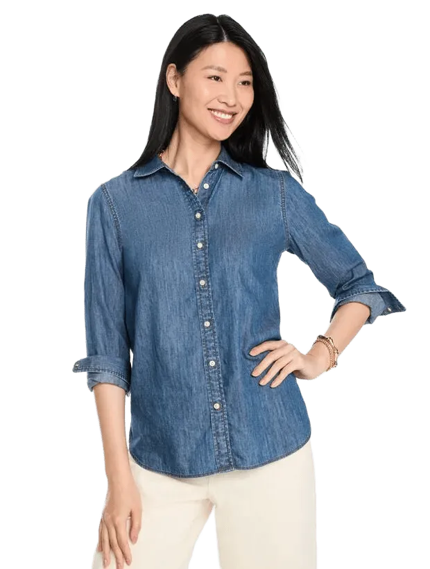 Denim Modern Classic Shirt - Everyday Blue Wash