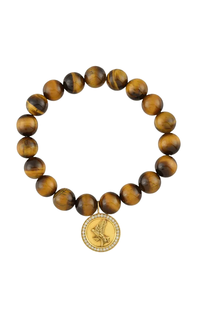 18k Yellow Gold Coffee Coconut Bracelet