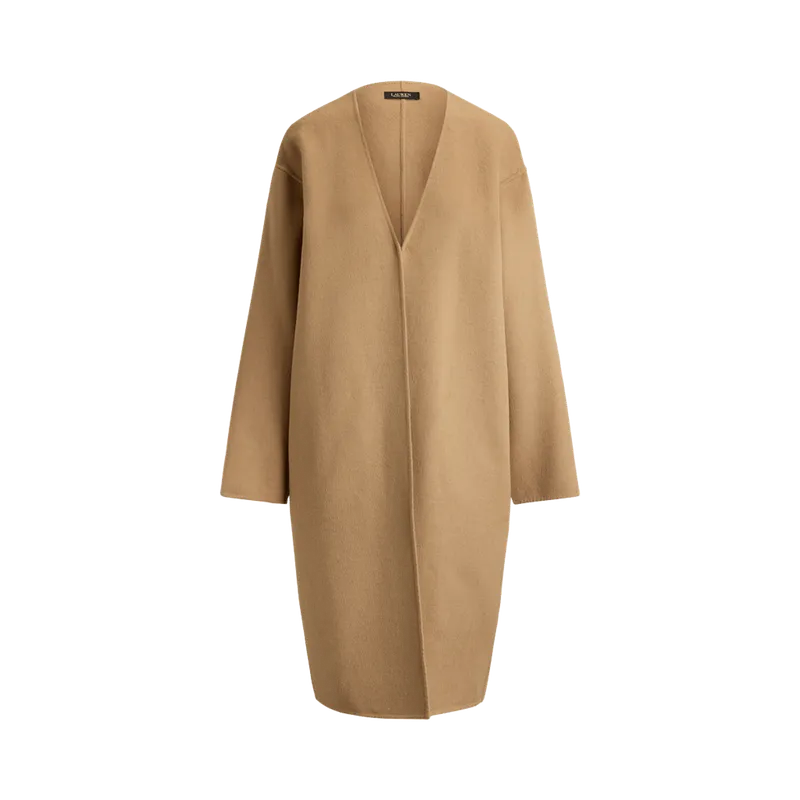 Double-Faced Wool-Blend Overcoat