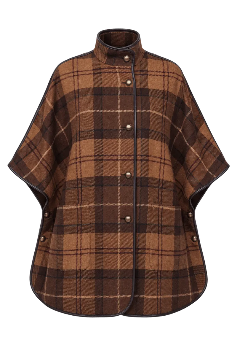 Barbour Judith Wool Blend Cape