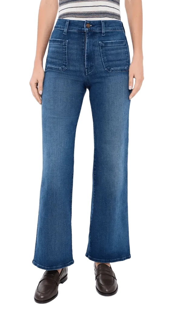The Emmy Wide-Leg Jeans in Super Stretch Denim
