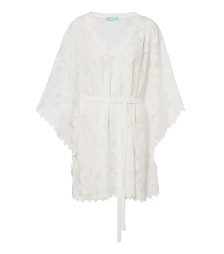 Petra floral sheer lace kaftan