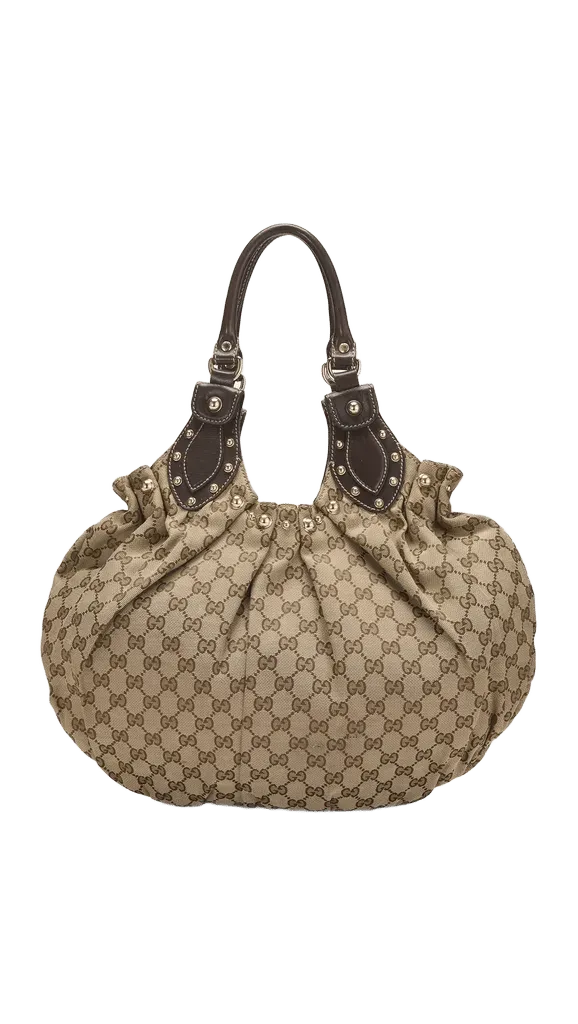 Gucci Canvas Pelham Large Hobo Bag