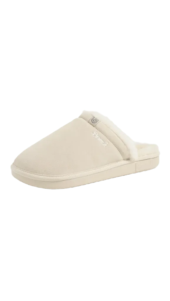 Essential Suede Shearling Slippers