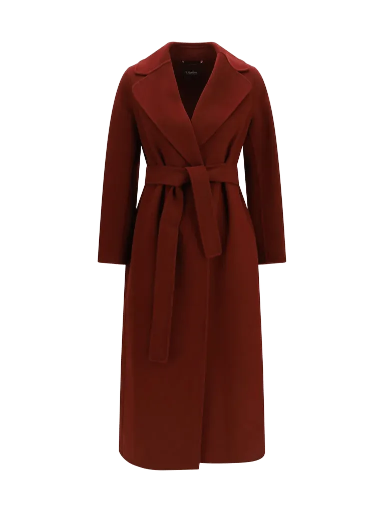 'S Maxmara Coat — Bordeaux