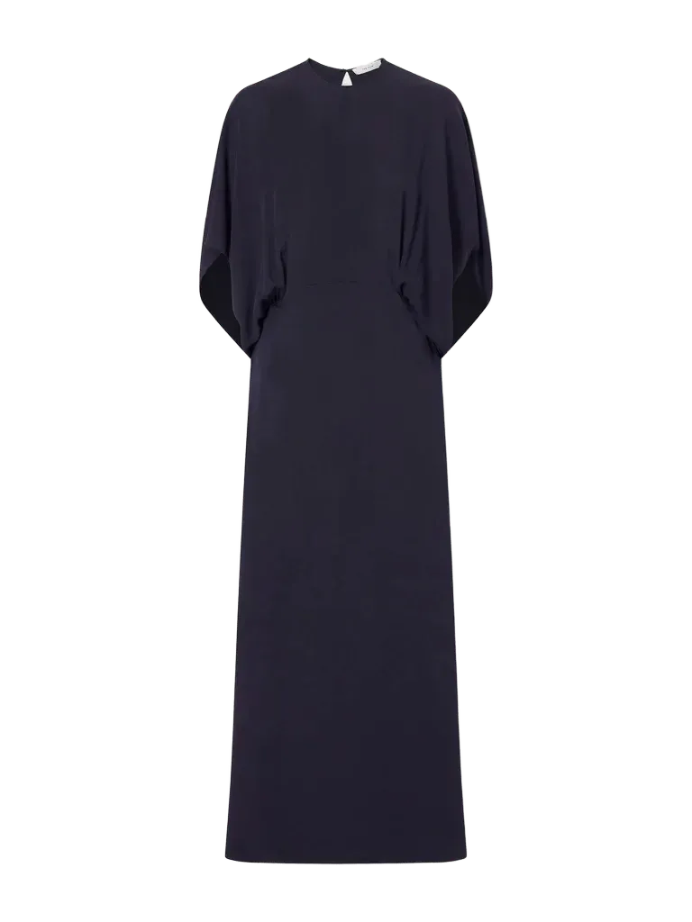 Koralie silk-chiffon gown