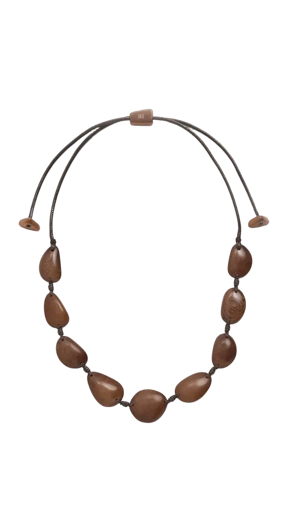 The Sliced Tagua Necklace