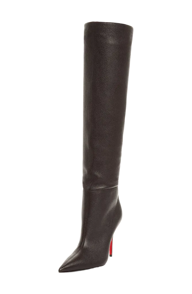 Zependris Leather Knee High Boot