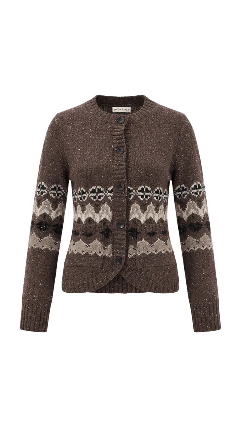 Rounded Hem Cardigan