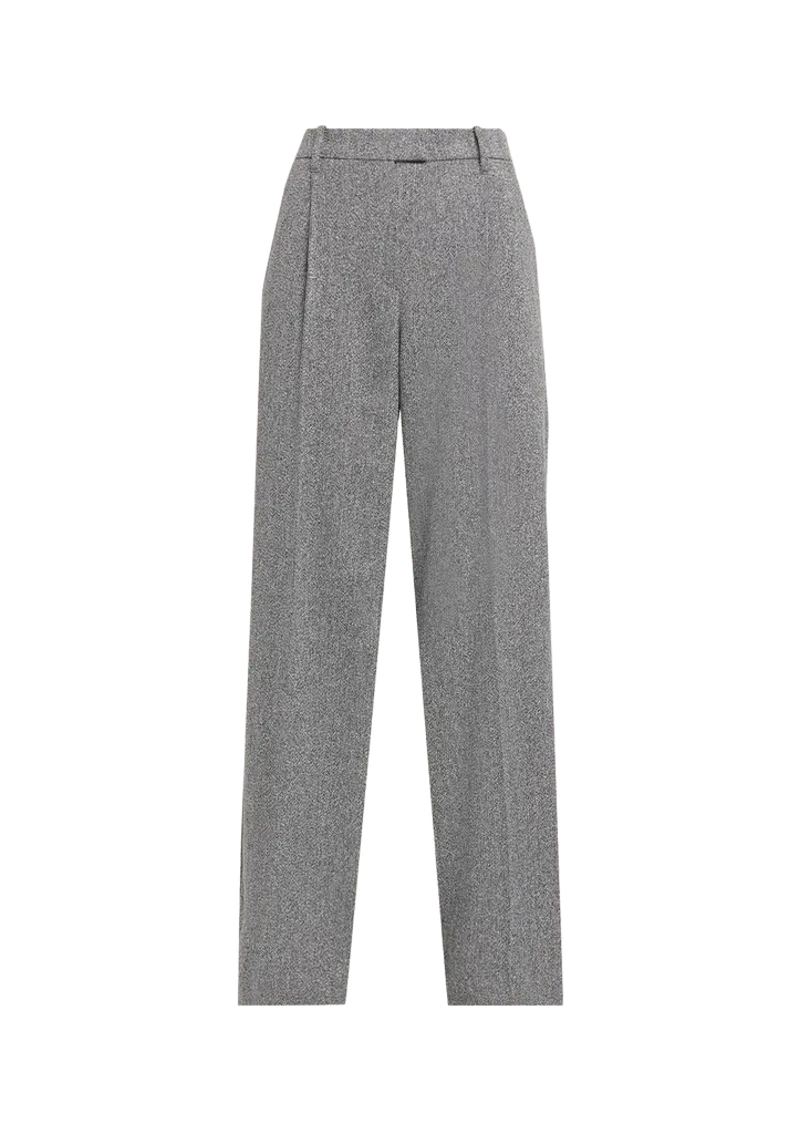 Brunello Cucinelli Sparkling Wool Herringbone Trousers