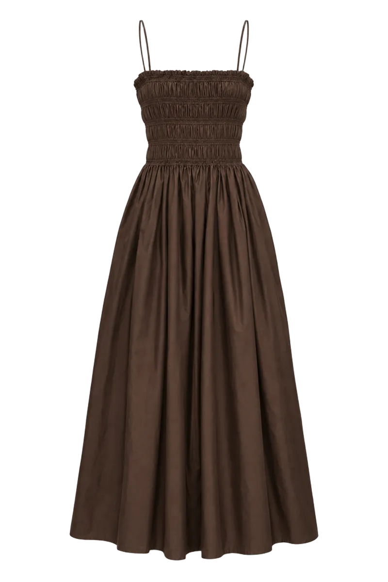 Shirred Bodice Dress