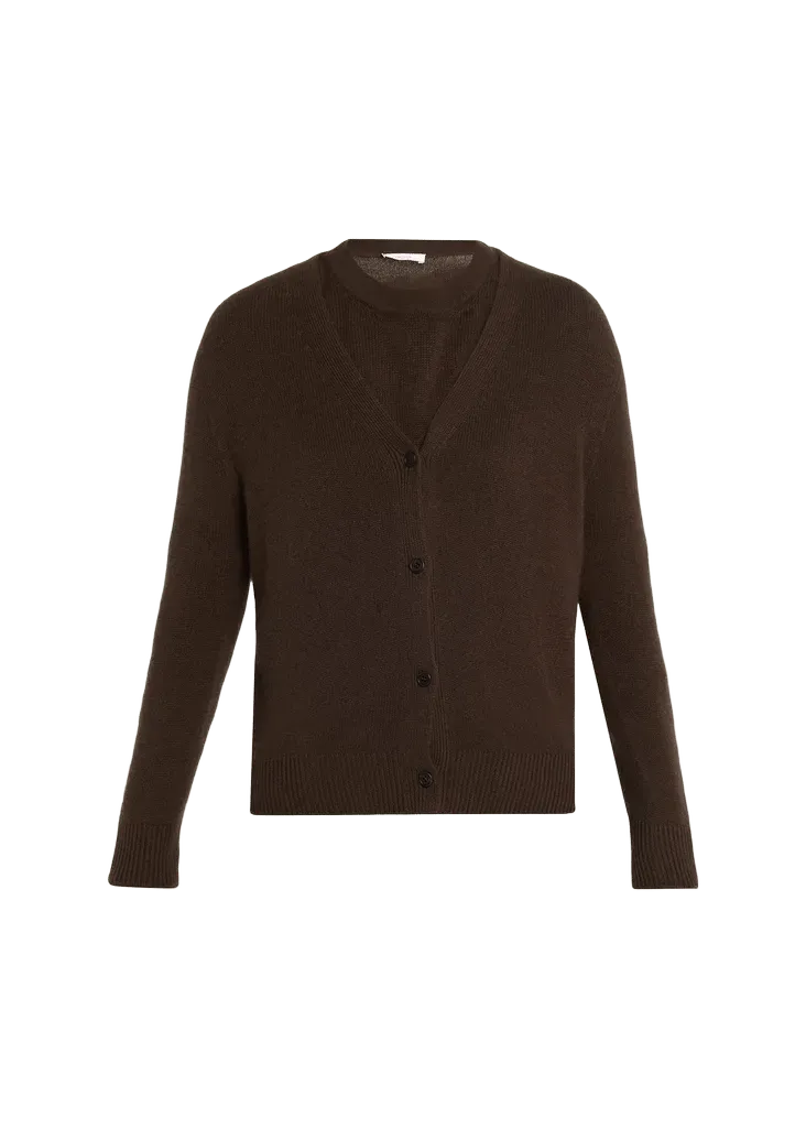 Ovida Cashmere V-Neck Cardigan
