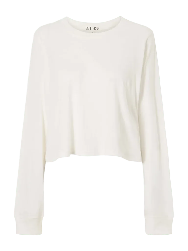 Cotton and modal-blend jersey T-shirt