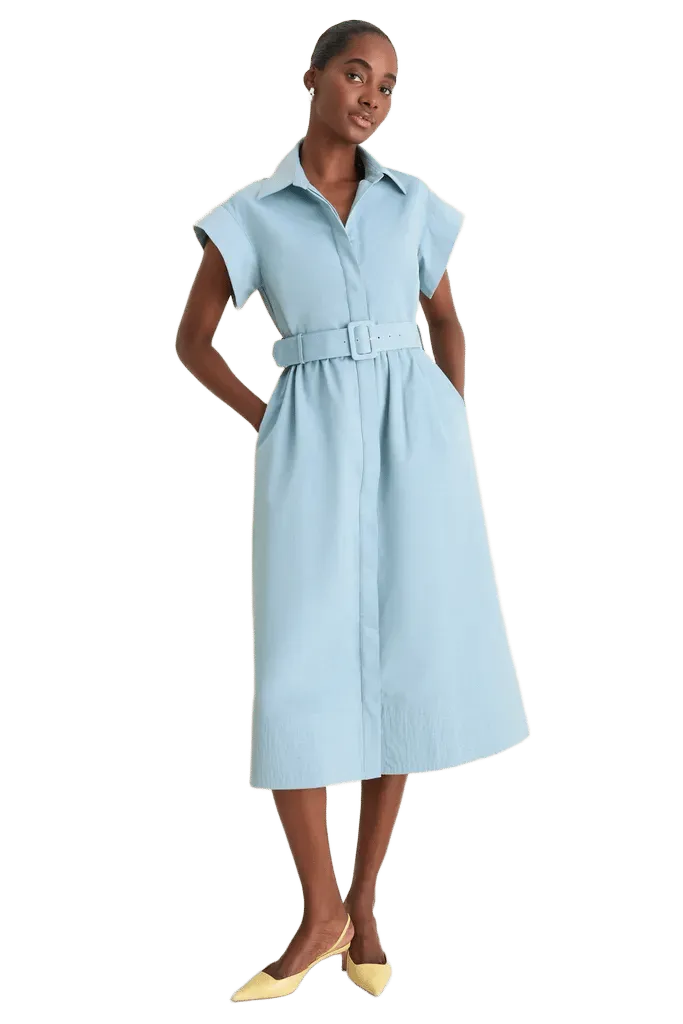 Slate Blue Chloe Dress