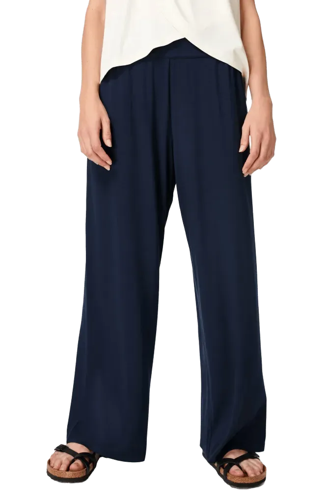 High Waist Wide Leg Stretch Modal Pants