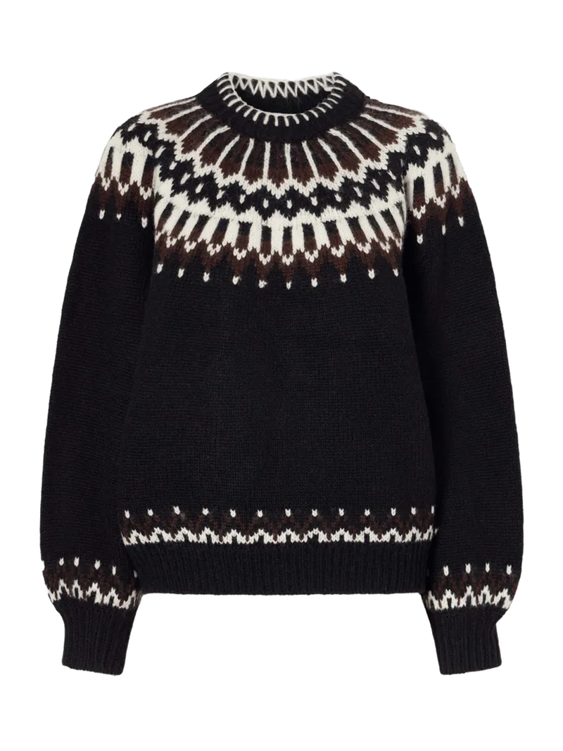 Field Fair Isle wool-blend sweater