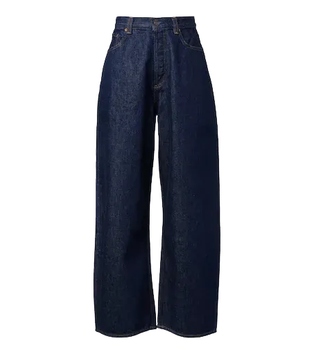 Rounded Baggy wide-leg jeans