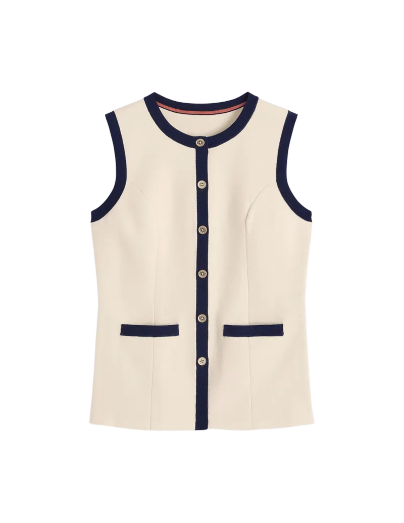 Crew Milano Knit Waistcoat