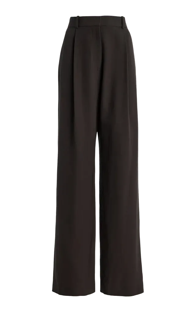 Lowe Pleated Wool Pants