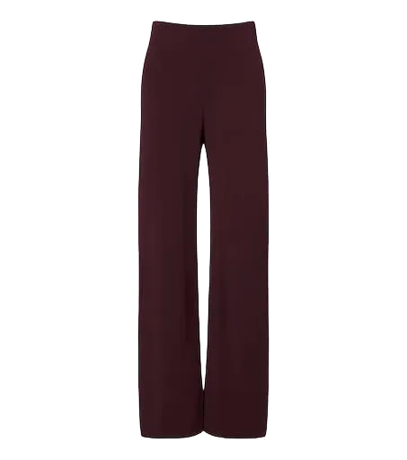 Colette crêpe wide-leg pants