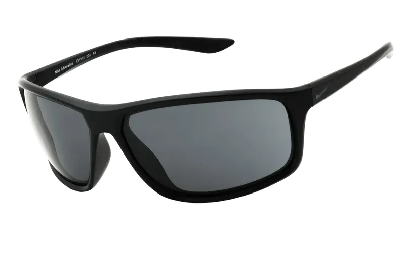 Nike EV1112 Rectangular Propionate Sunglasses — Black