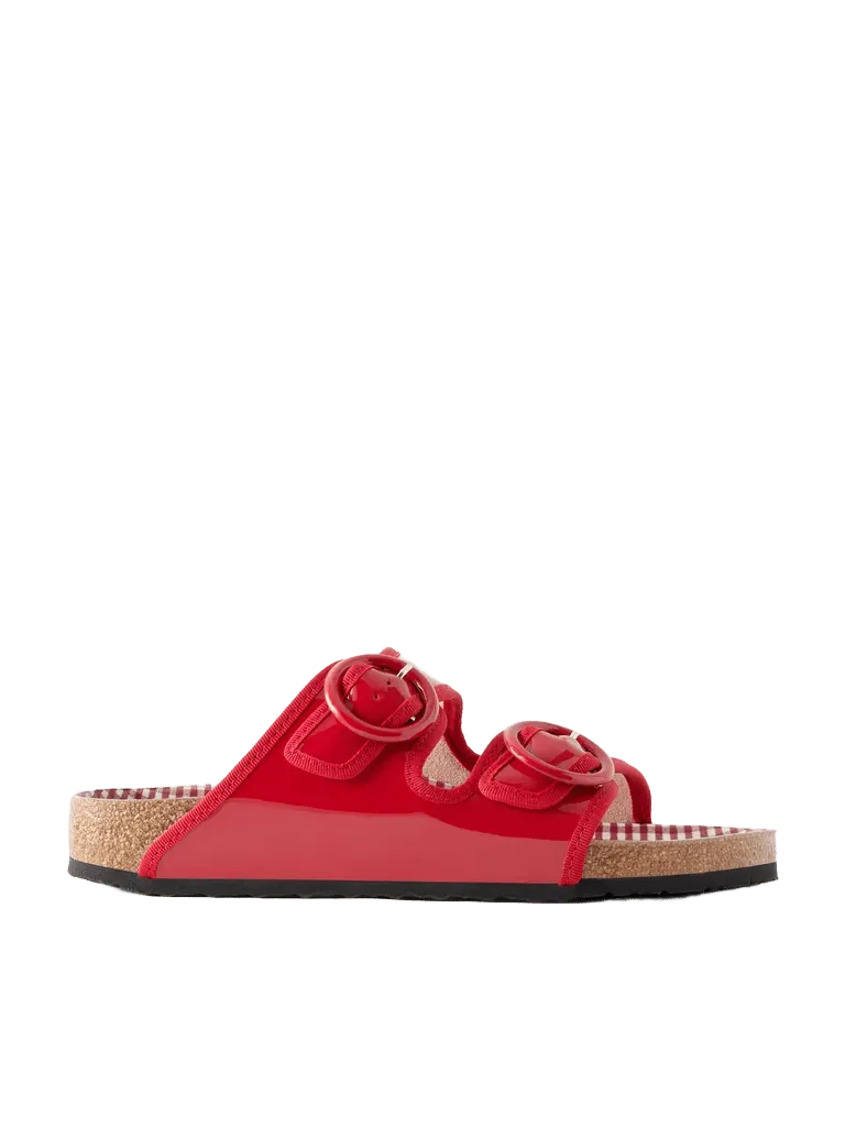 + Repetto buckle-detail patent leather sandals - red - IT35