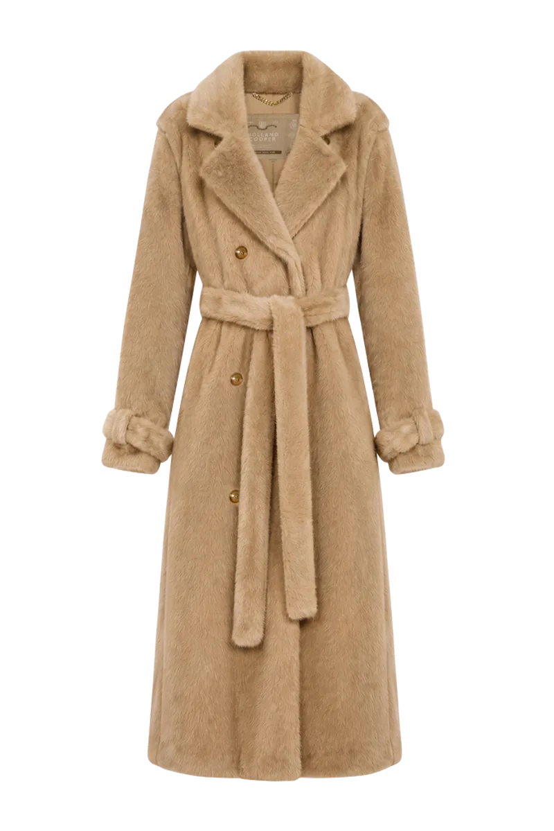 Marlborough Faux Fur Coat (Natural)
